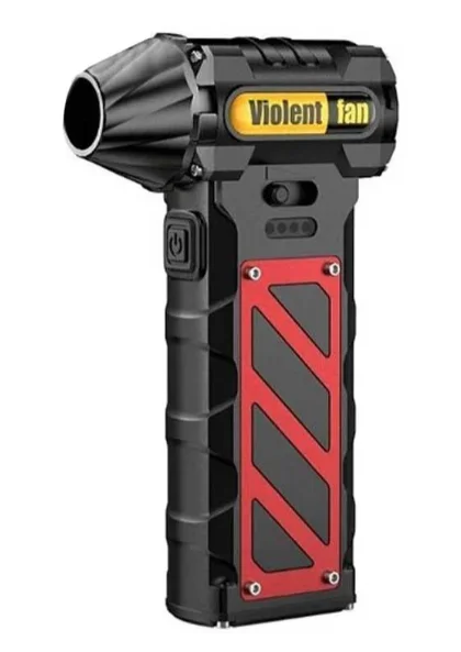 Mini Suflanta aer portabila Violent fan indicator baterie turbo fan 130000 RPM 4 trepte de putere
