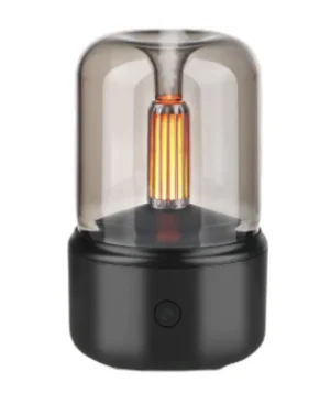 Mini umidificator si difuzor de arome 130 ml cu iluminare LED si USB Andowl Q JS112