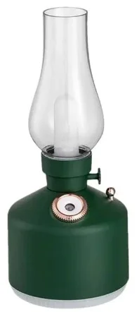 Mini umidificator VERDE cu lampa fara capac si schimbare de culoare