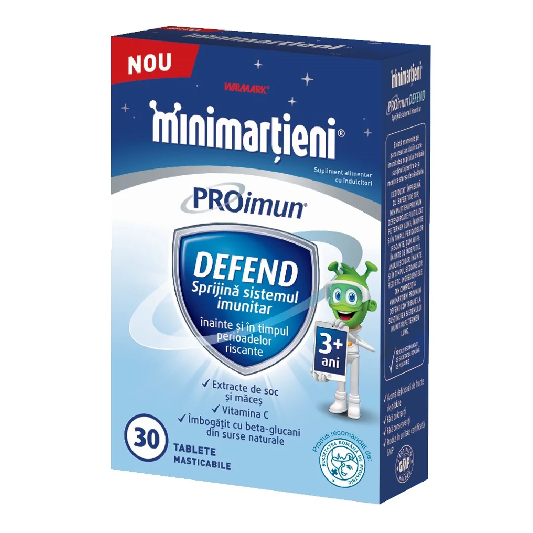 Minimartieni PROimun Defend 3+ani, 30 tablete, Walmark