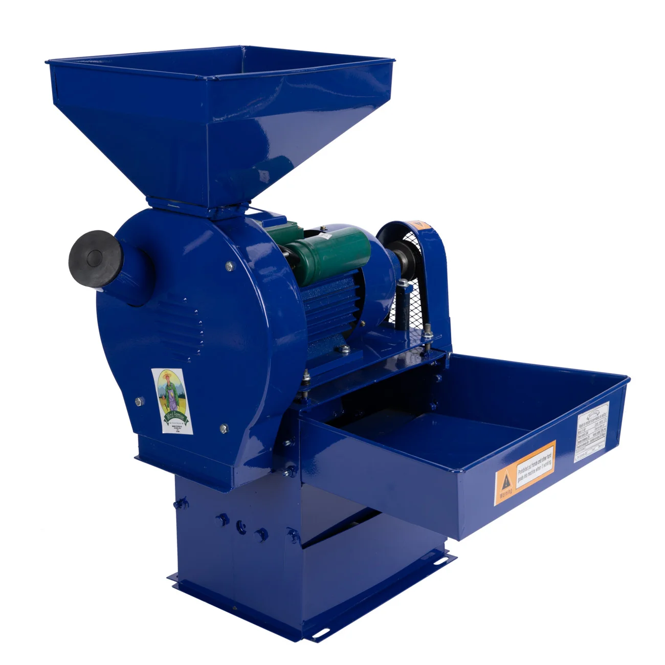 Moara 3 in 1 - moara cereale, stiuleti intregi si batoza de porumb Micul Fermier GF-0891, 2.5 kW, 500 kg/h