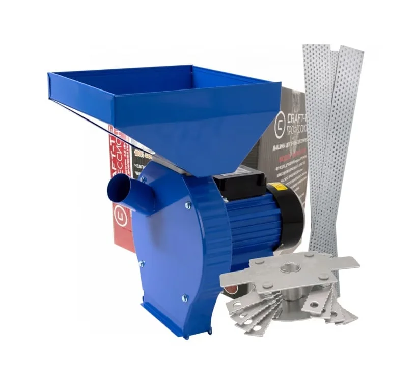 Moara cereale electrica 4200w, 4.2kw, 3000rpm, 4 site de rezerva, 350kg/h cicanele profesionale UKR ALBASTRA