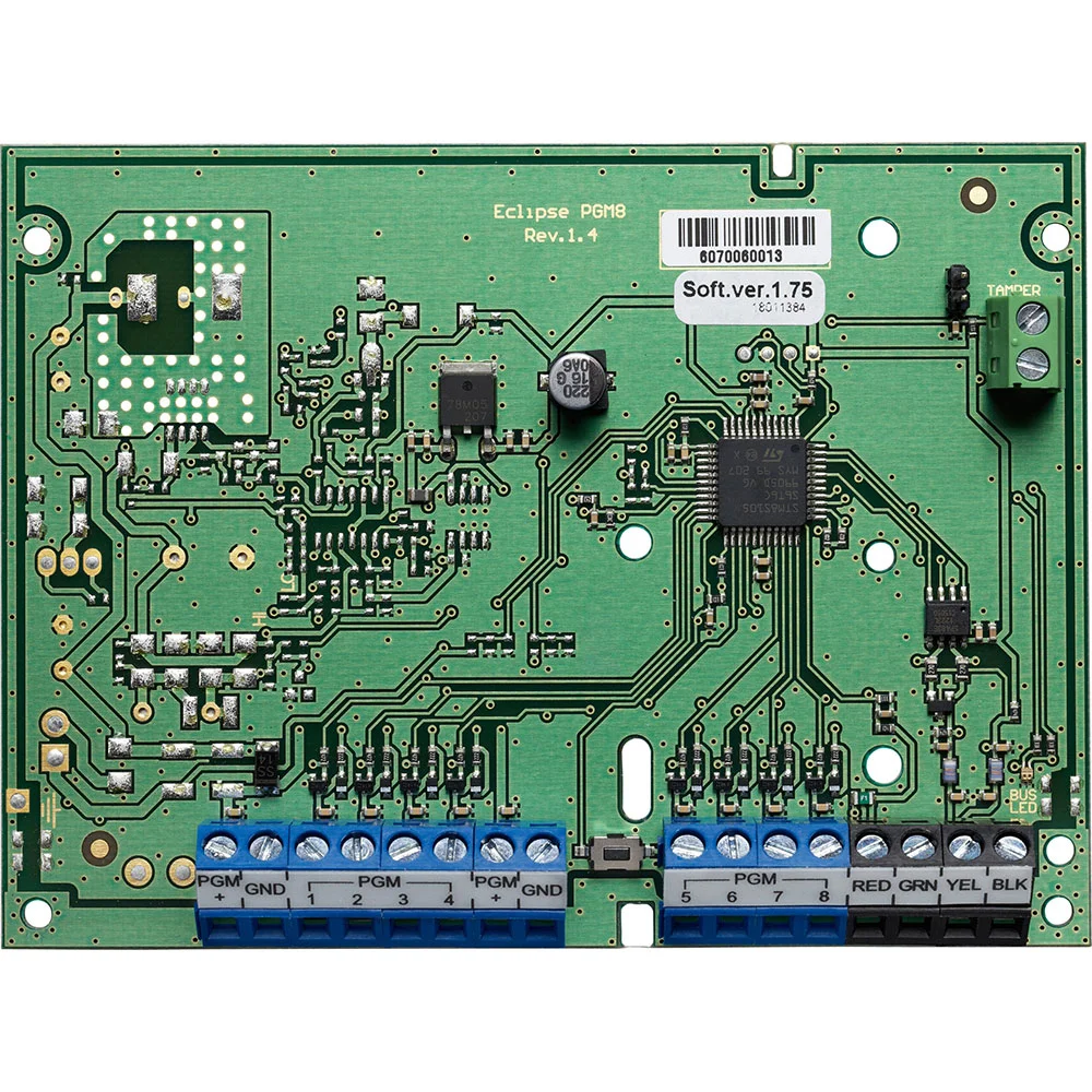 Modul de extentsie Teletek Eclipse PGM8, 8 iesiri PGM, alimentare din centrala