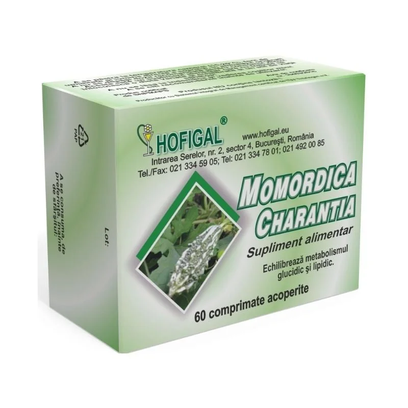 Momordica Charantia, 60 comprimate, Hofigal