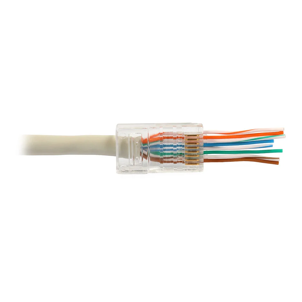 Mufe pentru cabluri UTP RJ45HOLE CAT5, pass through, pret/100 buc