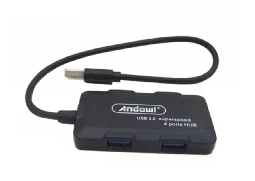 Multi HUB cu 4 USB Andowl Q HU302 negru
