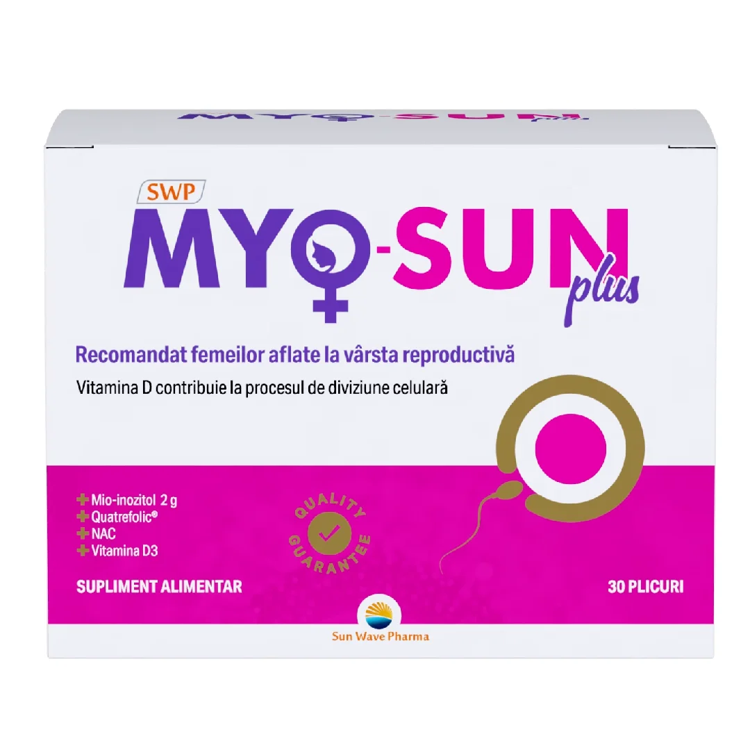Myo-Sun Plus, 30 plicuri, Sun Wave Pharma