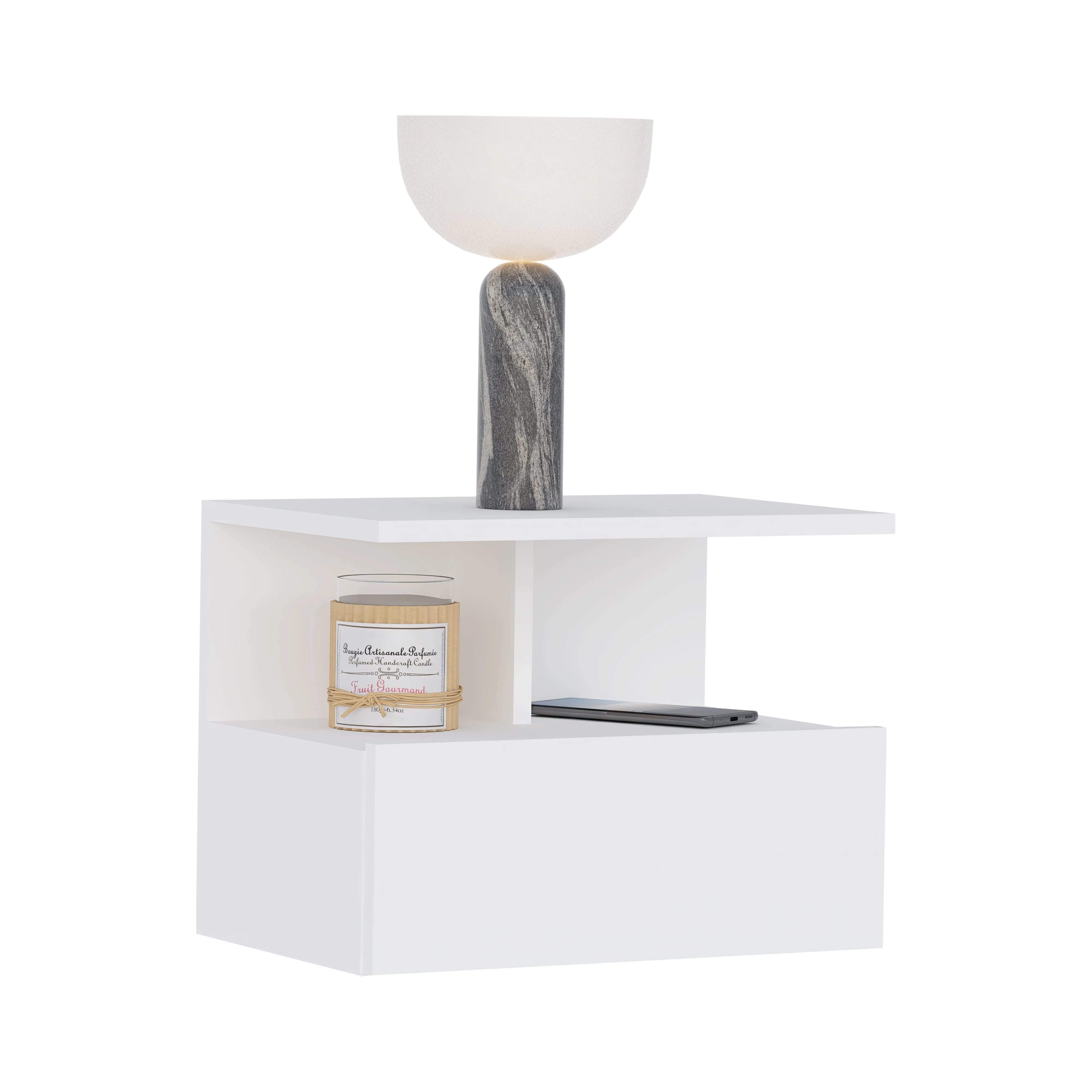 Noptiera suspendata Kabi, 1 Usa, Alb, 45 x 30 x 34 cm