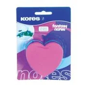 Notite adezive, Kores, inima, 250 file, multicolor