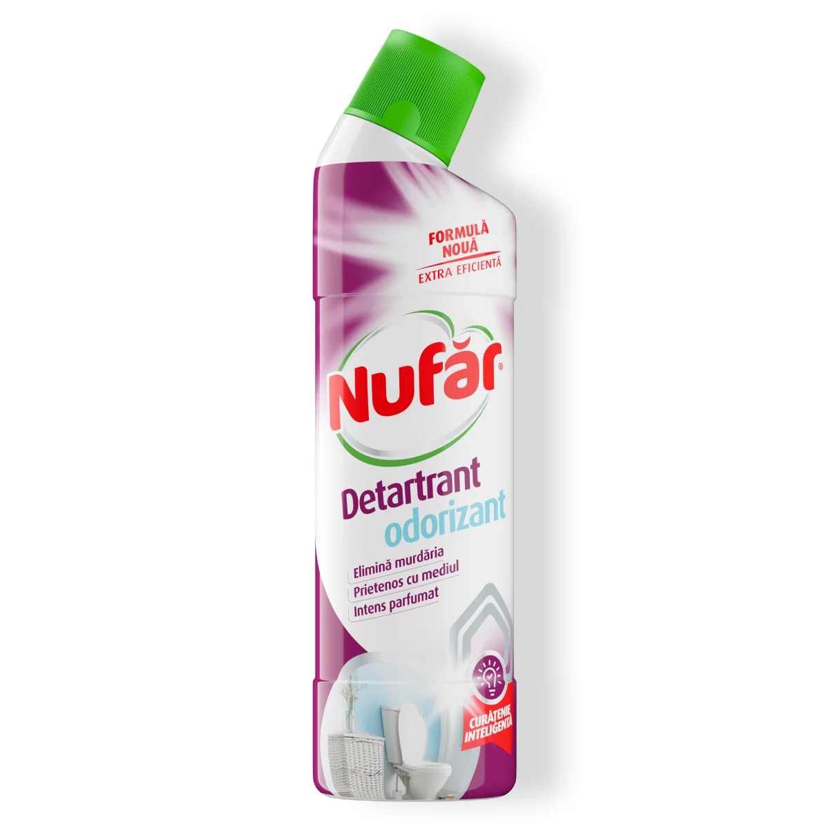 Nufăr Detartrant Odorizant, Curăță Toaleta și Obiectele Sanitare, Elimină Mirosurile, 750 Ml