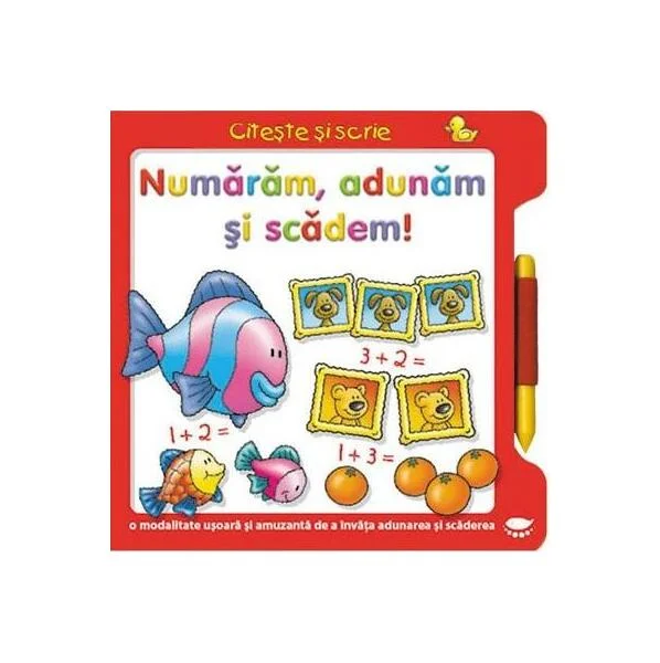 Numărăm, adunăm şi scădem! Citește și scrie - Board book - *** - Prut