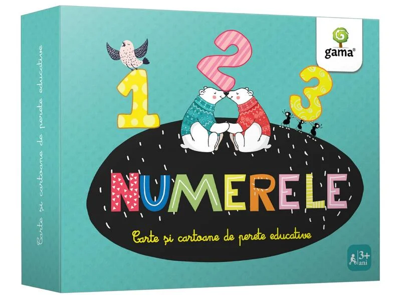 Numerele. Cartoane de perete educative și decorative - Board book - *** - Gama