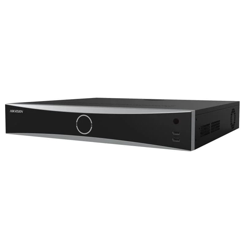 NVR 32 canale AcuSense 4K Hikvision DS-7732NXI-K4/16P, 12MP, 4x SATA, Alarma, 16x PoE