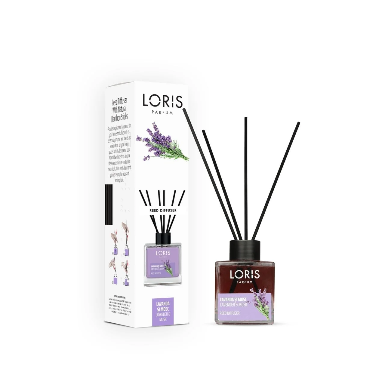 Odorizant camera - Loris Lavanda si Mosc - 100 ml