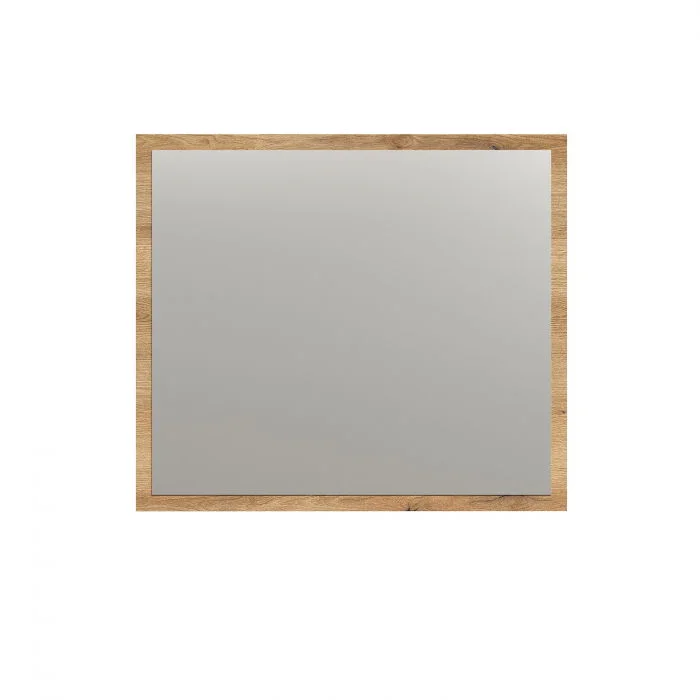 Oglinda ESTEBAN, grafit + stejar evok, 80,1x1,9x70 cm