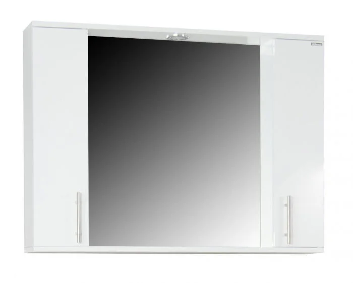 Oglinda seria 020, front MDF, alb, 100x71 cm