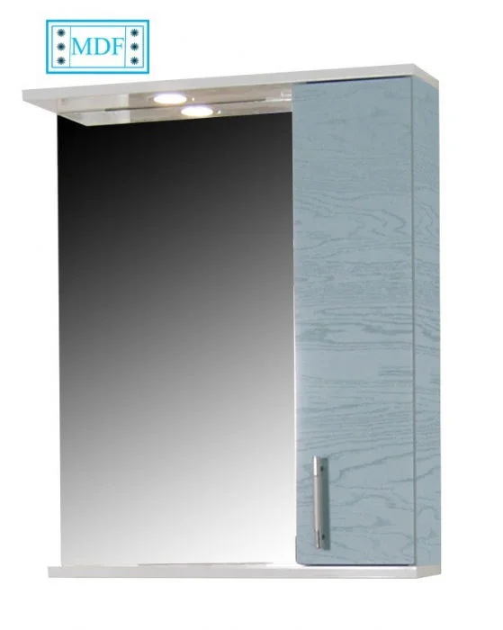 Oglinda seria 020, front MDF, bleu rustic, 55x71 cm