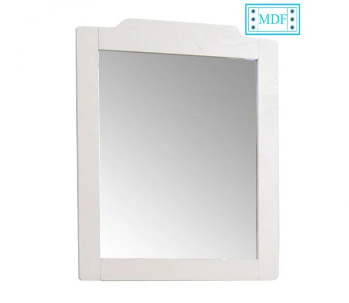 Oglinda seria 601, alb rustic, 60x73 cm