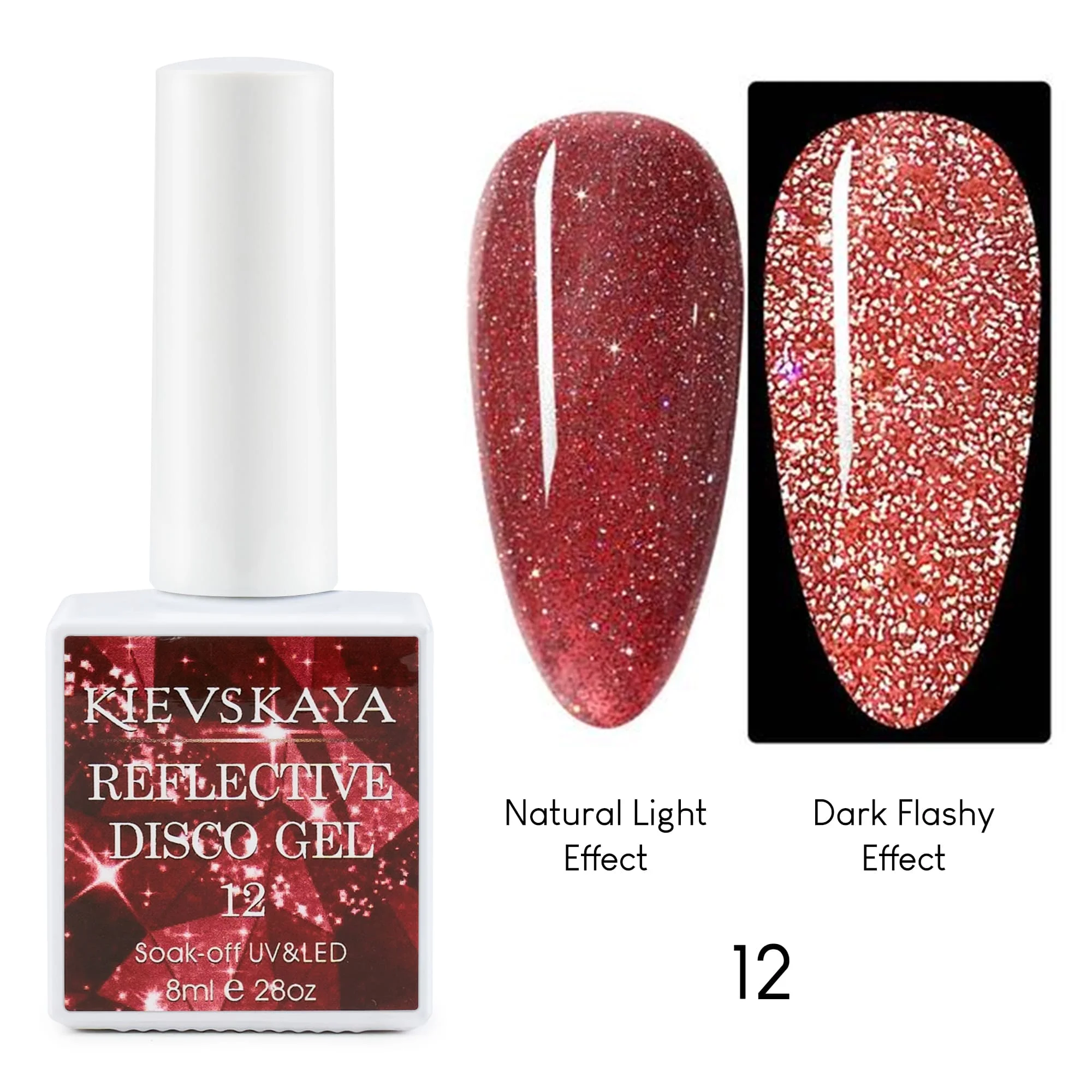 Oja semipermanenta KIEVSKAYA Reflective Disco- 12 - RD-12 - Everin.ro