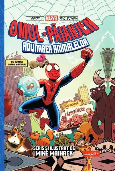 Omul-Păianjen: Adunarea animalelor (Vol. 1) - Hardcover - Mike Maihack - Grafic Art