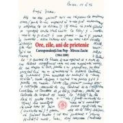 Ore, zile, ani de prietenie. Corespondenta 1964-2000 - Ion Pop, Mircea Zaciu