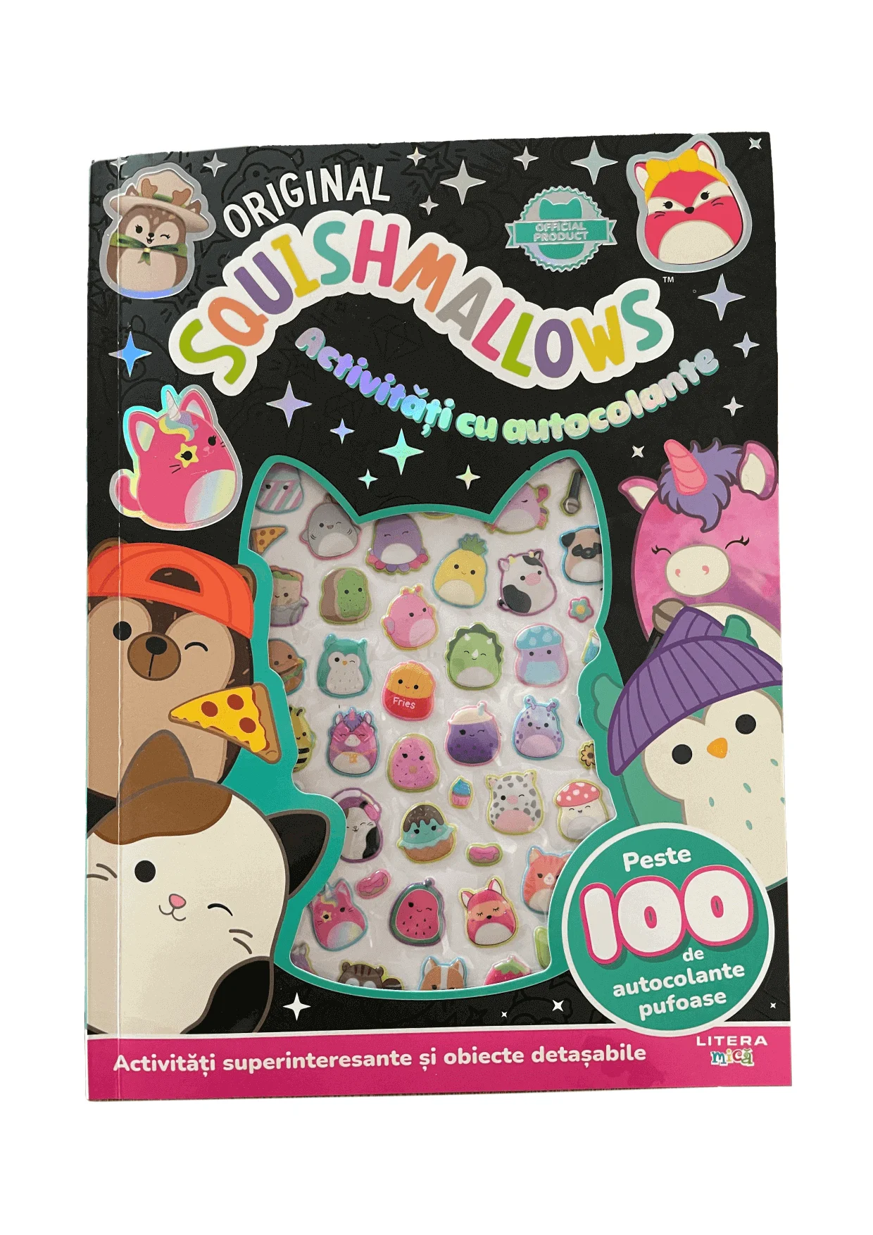 Original Squishmallows. Activitati cu autocolante