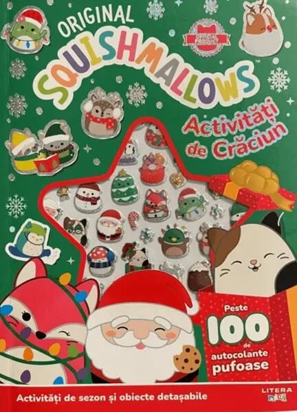 Original Squishmallows. Activități de Crăciun - Paperback brosat - *** - Litera mică