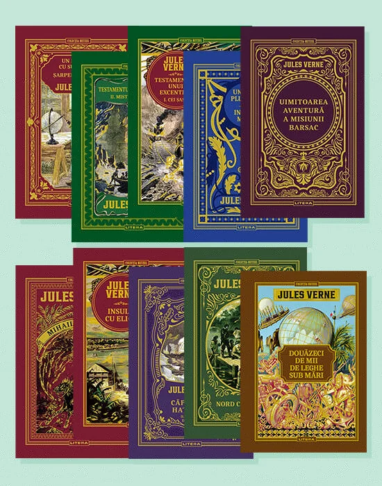 Pachet 1 Jules Verne (10 volume)