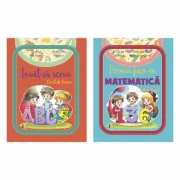 Pachet 2 caiete de lucru clasa pregatitoare. Invat sa scriu si Primii pasi in matematica - Silvia Vlad, Alina Grigore