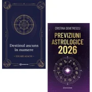 Pachet 2 carti: Destinul ascuns in numere si Previziuni astrologice 2026 - Eduard Agachi, Cristina Demetrescu