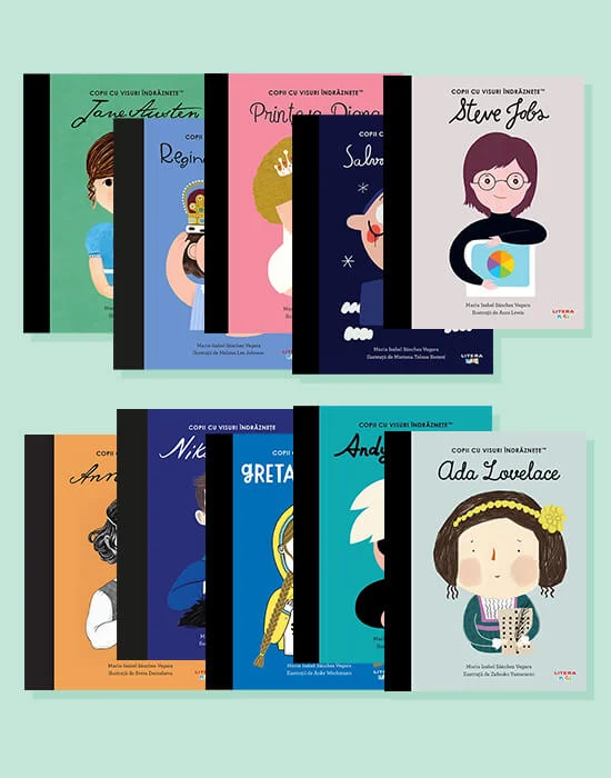 Pachet 2 Copii cu visuri indraznete (10 volume)