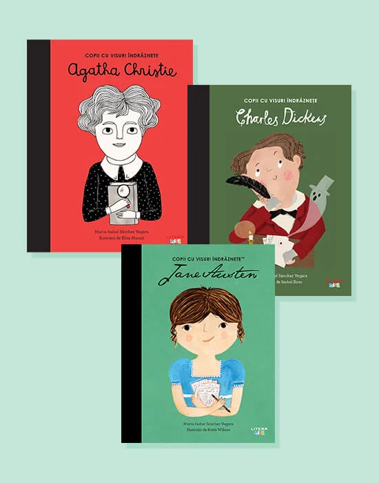 Pachet 2 Copii cu visuri indraznete (3 volume)