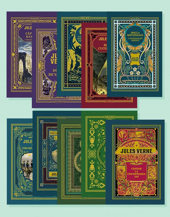Pachet 2 Jules Verne (10 volume)