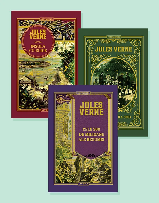 Pachet 2 Jules Verne (3 volume)