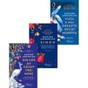 Pachet 3 carti Narine Abgarian: Viata e mai dreapta decat moartea, Simon si Din cer au cazut trei mere