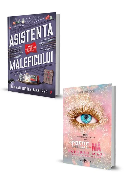 Pachet Asistenta Maleficului + Crede-ma (o nuvela din seria „Atingerea lui Juliette”). Set 2 carti