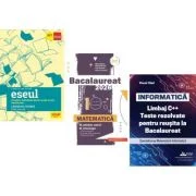 Pachet Bacalaureat 2026. Eseul. Pregatire individuala pentru proba scrisa, Matematica M-stiintele-naturii si M-tehnologic si INFORMATICA. Limbaj C++.