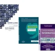 Pachet Bacalaureat 2026. Ghid complet Limba si literatura romana, Matematica. filiera tehnologica: servicii, resurse si tehnic si Informatica clasele