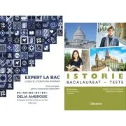 Pachet Bacalaureat Limba si literatura romana Expert la Bac si Istorie 65 teste - Delia Ambrosie, Adrian Ilie Aichimoaie