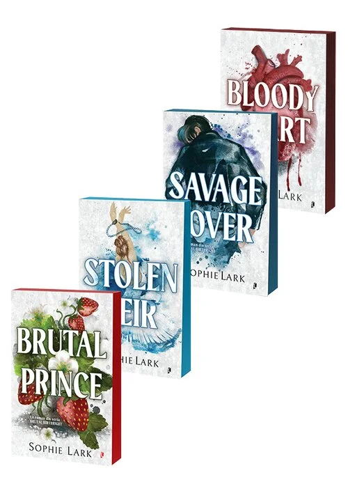 Pachet Brutal Prince + Stolen Heir + Savage Lover + Bloody heart. Set 4 carti