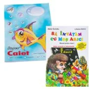 Pachet Caiet Pestisor dictando A5, 48 file, Casa Tipografica si Sa invatam cu Mos Arici. Clasa 1 - Stela Gurzau