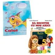 Pachet Caiet Pestisor dictando A5, 48 file, Casa Tipografica si Sa socotim cu Mos Arici. Matematica si explorarea mediului, clasa 1 - Lucica Buzenchi