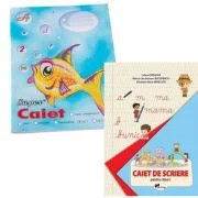 Pachet Caiet tip 1 Pestisor A5, 32 file, Casa Tipografica si Caiet de scriere pentru clasa 1 - Celina Iordache