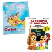 Pachet Caiet tip 1 Pestisor A5, 32 file, Casa Tipografica si Sa socotim cu Mos Arici. Matematica si explorarea mediului, clasa 1 - Lucica Buzenchi