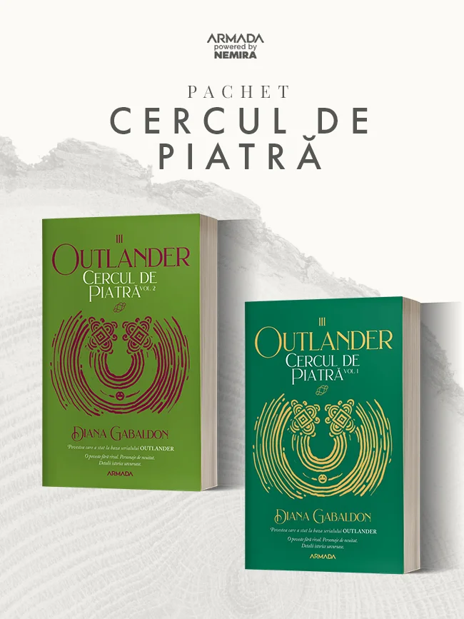 Pachet Cercul de piatră 2 vol. (Seria OUTLANDER, partea a III-a, ed.2020)