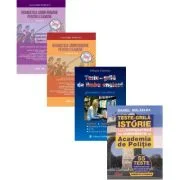 Pachet complet Admitere Academia de Politie Gramatica limbii romane, Notiuni, Exercitii si Grile. Teste grila de istorie Teste grila de limba engleza.