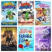 Pachet format din 6 titluri Axel &amp; Beast. Atacul antarctic, Evadarea din Grabbem, Sophia si Clubul Corner Park - Peter Helliar, Adrian C. Bott