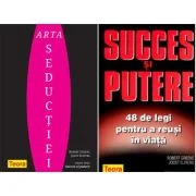 Pachet format din doua titluri Arta seductiei, Succes si putere. 48 de legi pentru a reusi in viata - Robert Greene, Joost Elffers