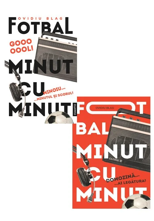 Pachet Fotbal Minut cu Minut. Set 2 carti