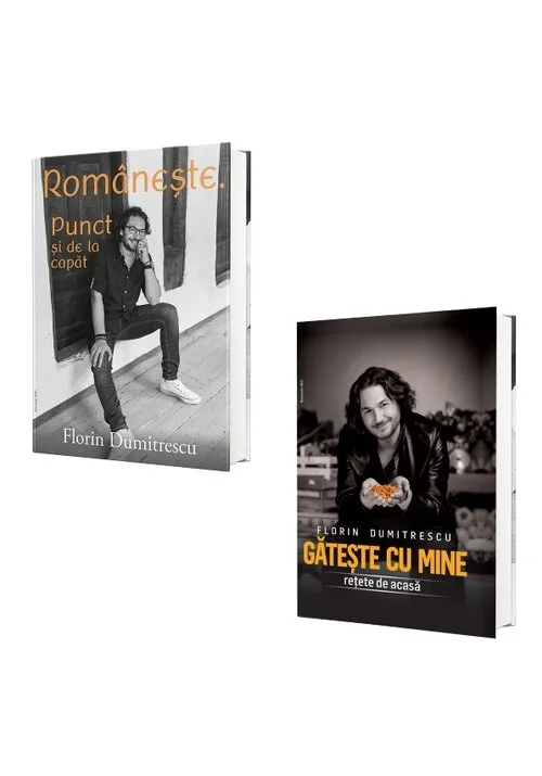 Pachet Gateste Romaneste cu Chef Florin Dumitrescu. Set 2 carti